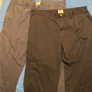 St. John's Bay Men's Tan and Brown dress pants